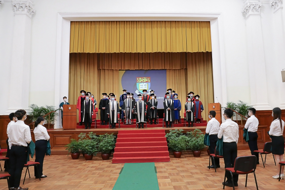 香港大學舉行2020學年新生入學禮